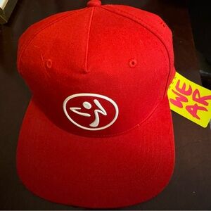 NWT Zumba SnapBack Hat Viva La Red